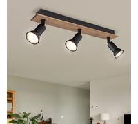 Plafonnier Spot Lampe Réglable Lampe De Chambre Lampe En Bois Marron