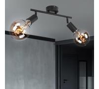 Plafonnier Spot Lampe Spot LED Filament Projecteur Orientable 2-Flamme