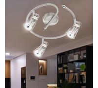 Plafonnier Spot Rond 3 Flammes Spots Mobiles LED