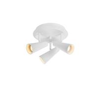 Plafonnier Spot Rond 3xGU10, max. 7W, IP20, Blanc Sable Mat - Markslöjd - Crest