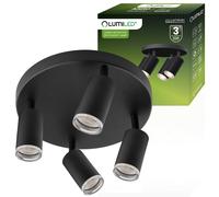 Plafonnier SPOT TUBA ? r?flecteur LED halog?ne ADERO 4xGU10 Lumiled