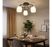 Plafonnier Spotlight Rondell Ajustable Globo Noir D 48 cm 1 à 3