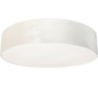 Plafonnier Stylique LEONOR Blanc En Papier Rond 3-Flmg Confortable Salon Lampe