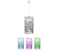 Plafonnier suspendu DIMMABLE filles enfants TÉLÉCOMMANDE lampe argent avec ampoules LED RVB