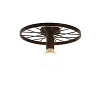 Plafonnier Suspendu Industriel rétro avec Abat-Jour Moderne en Forme de Cage à Oiseaux en métal Noir, éclairage Suspendu, d'intérieur, Douille E27 pour Plafond, Salle de Bain, Chambre à Coucher,