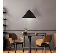 Plafonnier suspension salon luminaire suspendu spot lampe noir Eglo 27049 