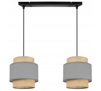 Plafonnier Suspendu - Light Home - Manila 2095/2L - Réglable - Feuilles Vertes ou Grises