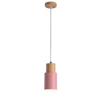 Plafonnier Suspendu Nordique pour Chambre d'enfant, Montage Semi-encastré, culot E27, luminaire Suspendu Simple avec Cordon réglable, pour décoration de Couloir de Chambre