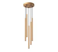 Plafonnier suspendu - Sollux - Pastelo - Doré - Acier - 5x G9