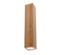 Plafonnier Suspension Bois 30 CM Haut B : 6 GU10 Atours Spot Couloir Intérieur