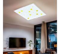 Déco Pierre Plafonniers Blanc Jaune la Vie Espace Éclairage Verre Spot Lampe