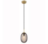 Plafonnier suspension lampe de salle à manger couleur or fumé