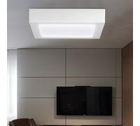 Plafonnier Suspension Lampe de Salon Carré Crème Blanc Neutre 1x LED