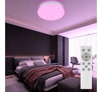 Plafonnier LED RGB Télécommande Ciel étoilé Lampe scintillante