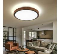 Plafonnier Suspension Lampe Salle à Manger Bois Lumière Du Jour Campagne Tdc LED