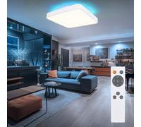 Plafonnier Suspension Lampe Salle à Manger Dimmer Télécommande RGB Backlight LED