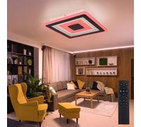 Plafonnier Suspension Luminaire de Salon LED Télécommande Smart Dimmable RGB