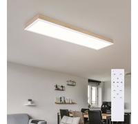 Plafonnier Suspension Optique Bois Couloir Timer Tdc Veilleuse Télécommande LED