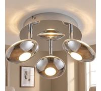 Plafonnier Suspension Rondell Lampe de Salon 3 à Flammes Réglable LED