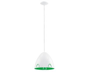 Plafonnier suspension salle à manger éclairage pendule vert blanc spot lampe de couloir Eglo 92732