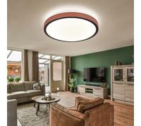 Plafonnier Suspension Salon Aluminium Noir Lumière Du Jour LED Tdc D 30 CM