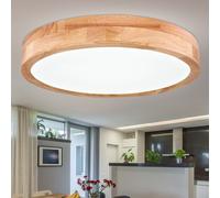 Plafonnier Suspension Télécommande LED Conception Bois Cuisine Tdc Variateur