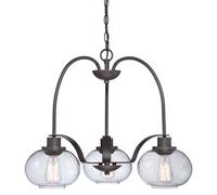 Plafonnier Suspensions D 56 CM Lumière pour Salle à Manger 3 à Flammes Bronze