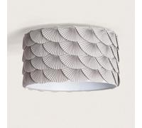 Plafonnier Tissu Anabela Gris