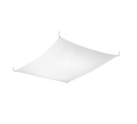 Plafonnier Tissu Blanc G13 3 Luna