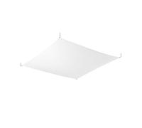 Plafonnier Tissu Blanc G13 4 Luna [EEK: F]