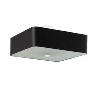 Plafonnier Tissu Noir E27 5 Lokko