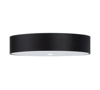 Plafonnier Tissu Noir E27 5 Skala 60