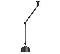 Plafonnier Tonone Bolt à Double Bras Supérieur, Finition Noire Fumée