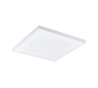 Plafonnier TURCONA-B LED 10,8W en aluminium et acier blanc 287x287x62mm