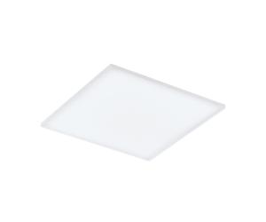 Plafonnier TURCONA-B LED 21W en aluminium et acier blanc 437x437x70mm