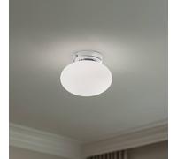 Plafonnier Ufo Domiluce, dimmable, blanc, Salon / Salle à manger, Verre, Moderne, Plafonnier
