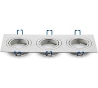 Plafonnier V-TAC 3xGU10 Square White VT-784