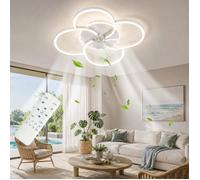 Plafonnier ventilateur - AUTREMENT - 53 cm - Dimmable 3000-6000K - 6 vitesses - Moteur cuivre réversible