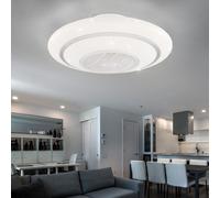 Plafonnier Ventilateur Luminaires Plafond de Sterneneffekt Minuteur LED