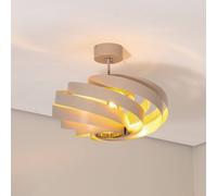 Plafonnier Vento Euluna, dimmable, beige, Salon / Salle à manger, Métal, Moderne, Plafonnier