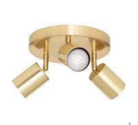 Atmosphera Plafonnier Vico – 3 lampes, métal doré – Doré G