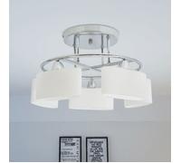 Plafonnier - vidaXL - 5 globes ellipsoïdes - E14 - 200 W - Design moderne