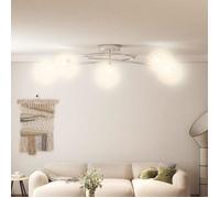 Plafonnier - VIDAXL - 5 LED G9 - Design contemporain - Abat-jour en maille métallique - Éclairage intérieur