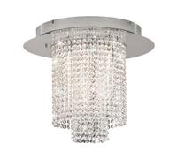 Plafonnier VILALONES LED 10X4,3W en acier chrome D500mm