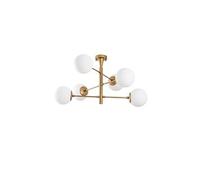 Plafonnier vintage doré - 6 lampes ELEONORE