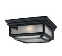 Plafonnier WEST En Verre Résistant Aux UV Carré IP44 Lampe D'extérieur Antique