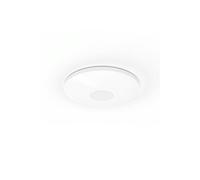 Hama Plafonnier WiFi rond 50 cm encastré – Effet scintillant, Alexa/Google Home, Blanc