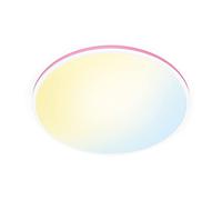 Plafonnier WiZ Smart Color Arca. [Blanc], Smart LED connecté WiFi fonctionne avec Alexa, Google Assistant et HomeKit, contrôle par application pour l'éclairage intérieur de la maison
