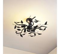 Lindby - Yos 5 Plafonnier Black-Gold