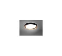 Trio-Leuchten Plafonnier LED Zeta R62712402 24 W plastique avec télécommande noir ou doré